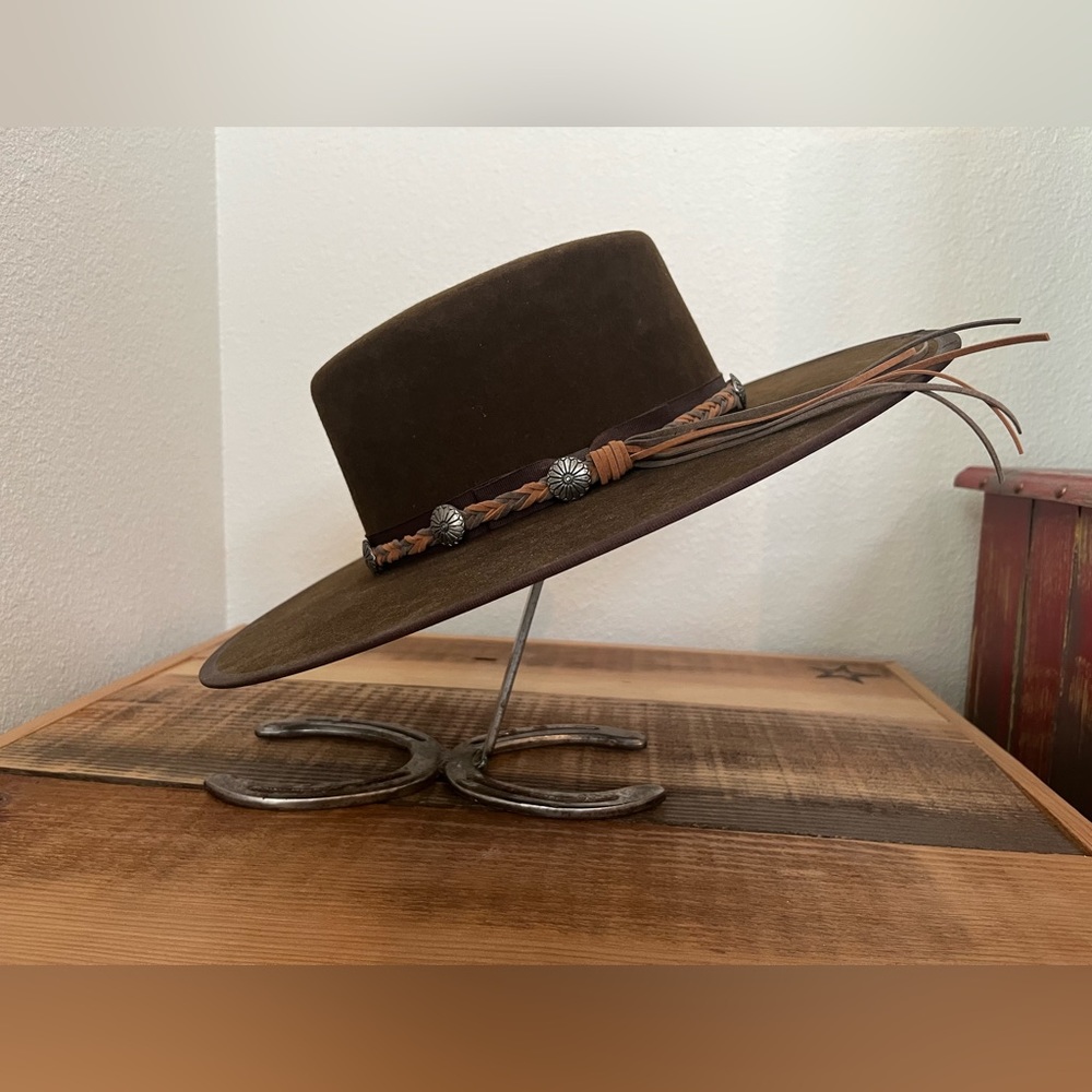 Charlie 1 Horse Flat Brim Felt Hat